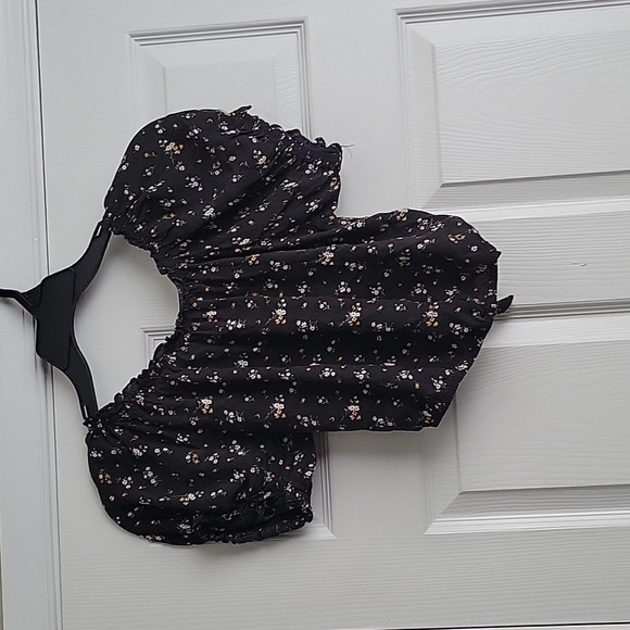 American Eagle Floral Open Back Top - Picture 1 of 10